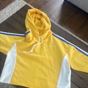 Vintage  Levis Womens Cropped Hoodie